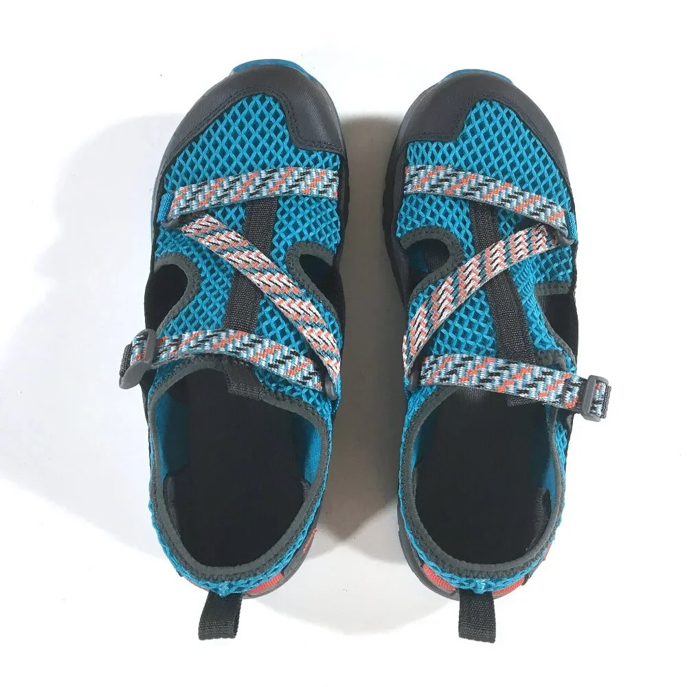 Chaco Odyssey Hiking Water Shoes Youth Size 5 EUR 36 Gray Blue J180285